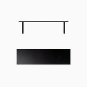 Solid Wood Floating Shelf - BLACK