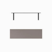 Solid Wood Floating Shelf- Grey