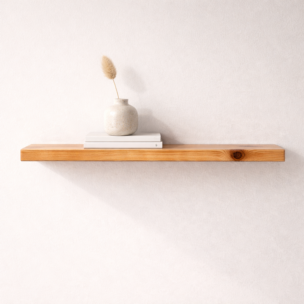 Floating Shelf – 2 Feet Single Shelf (Natural)