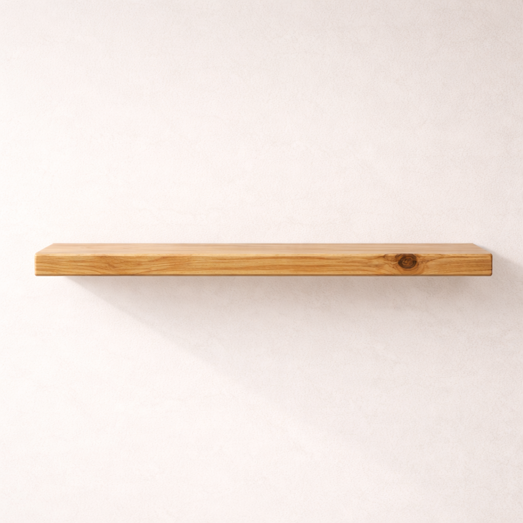 Floating Shelf – 2 Feet Single Shelf (Natural)