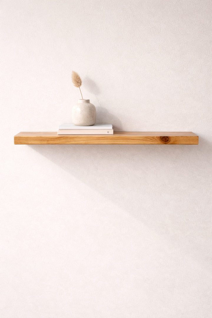 Floating Shelf – 2 Feet Single Shelf (Natural)
