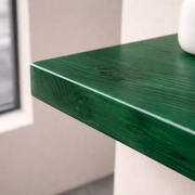 Floating Shelf - Green High-Gloss Finish