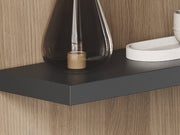 Solid Wood Floating Shelf - BLACK