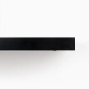 LED Solid Wood Floating Shelf- Black