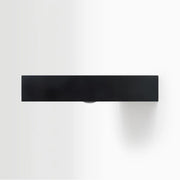 LED Solid Wood Floating Shelf- Black