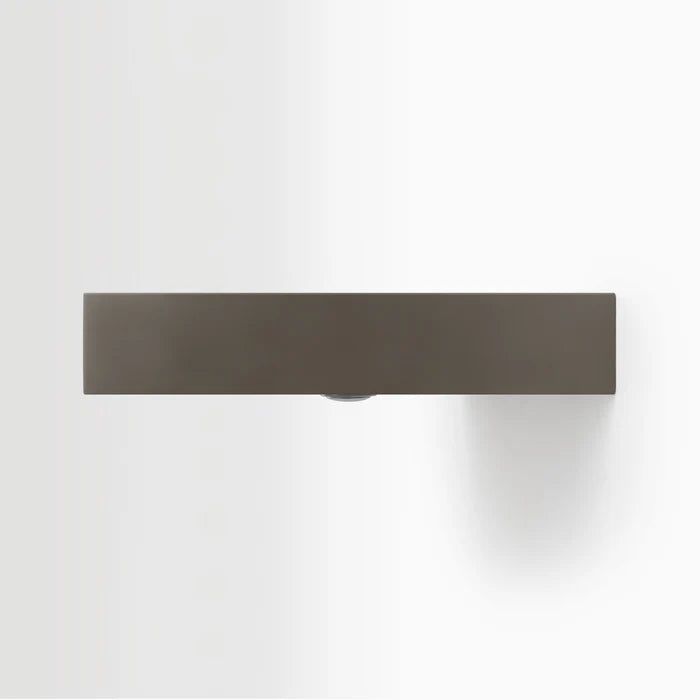 LED Solid Wood Floating Shelf-Grey