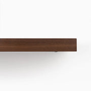 LED Solid Wood Floating Shelf-Walnut