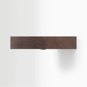 LED Solid Wood Floating Shelf-Walnut