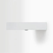 LED Solid Wood Floating Shelf- White