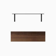 Solid Wood Floating Shelf- Walnut
