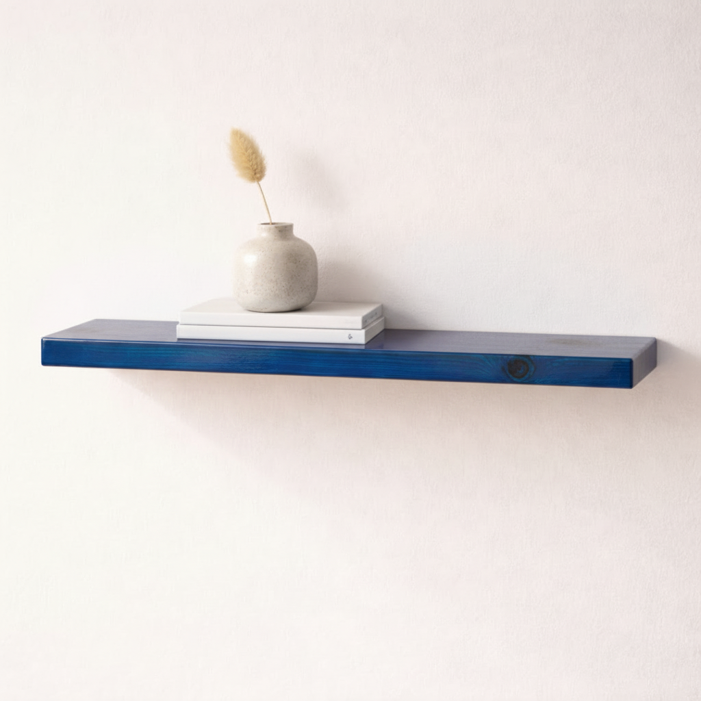 Floating Shelf – 2 Feet Single Shelf (Blue)