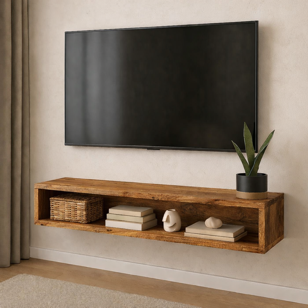 Floating Media Shelf